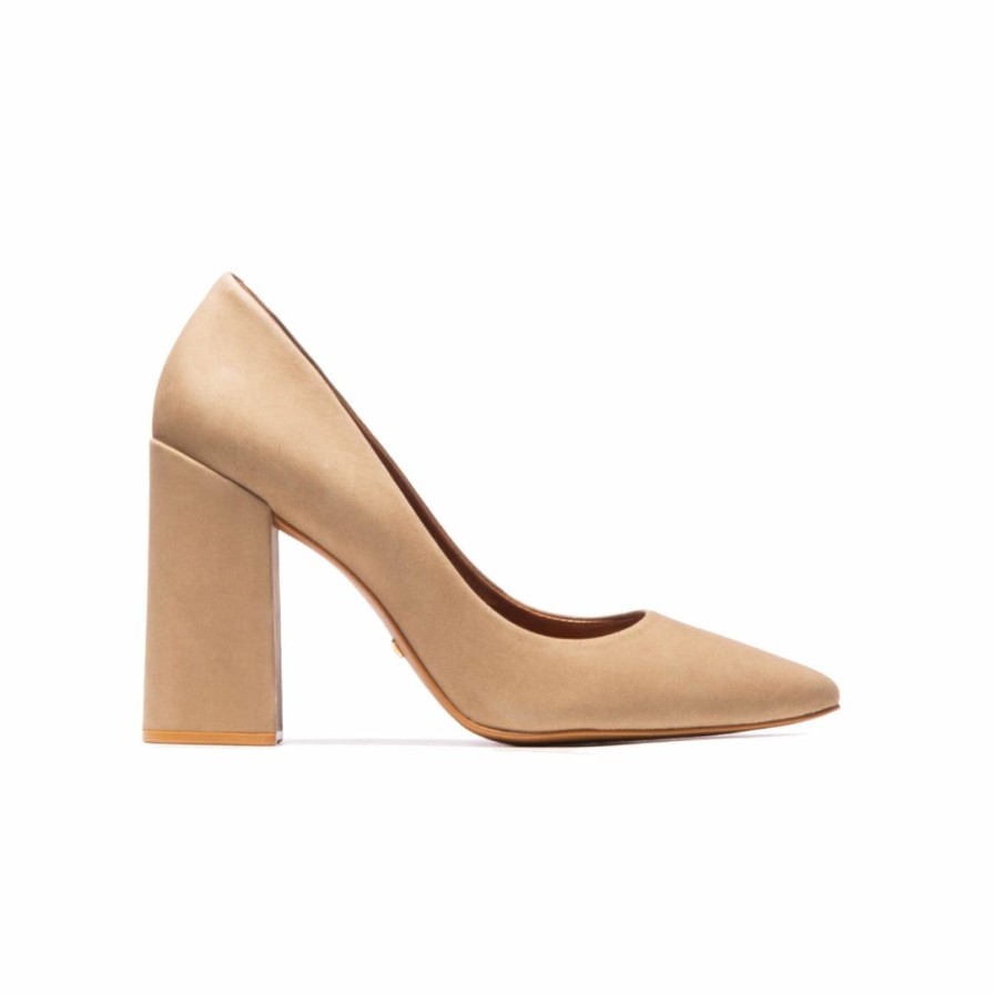 Women L'Intervalle | L'Intervalle Women Marta Khaki Nubuck