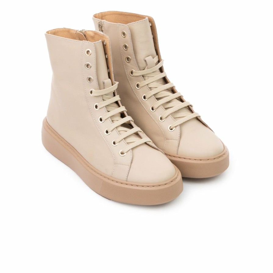 Women L'Intervalle | L'Intervalle Women Hanson Nude Leather