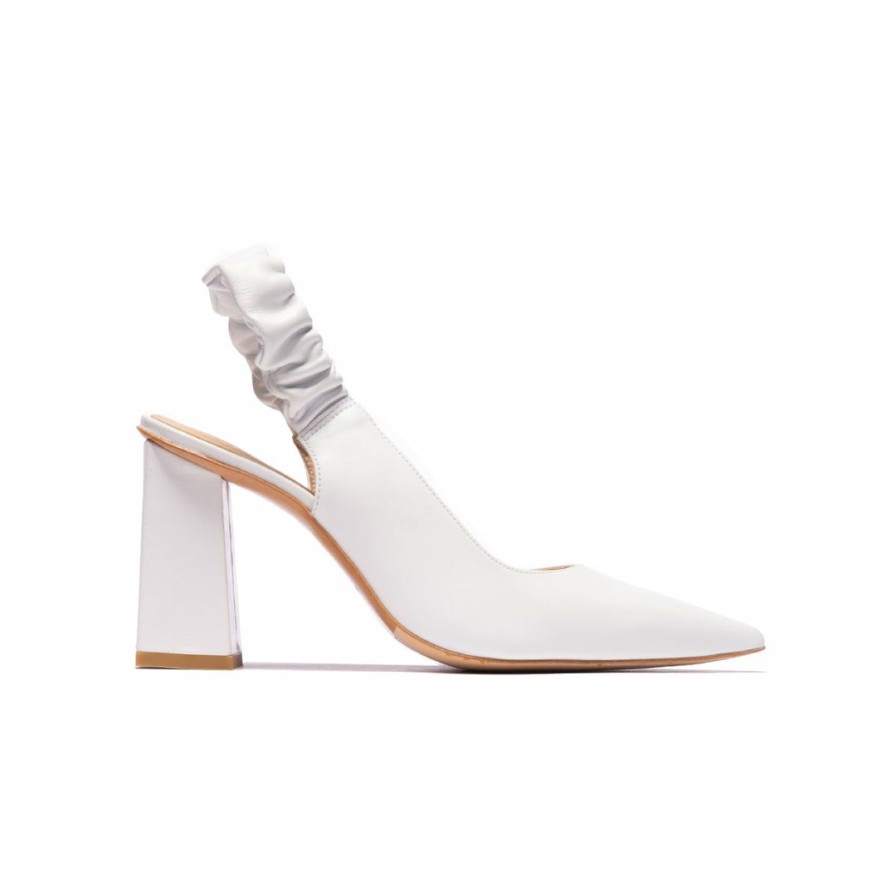 Women L'Intervalle | L'Intervalle Lucille White Leather Women