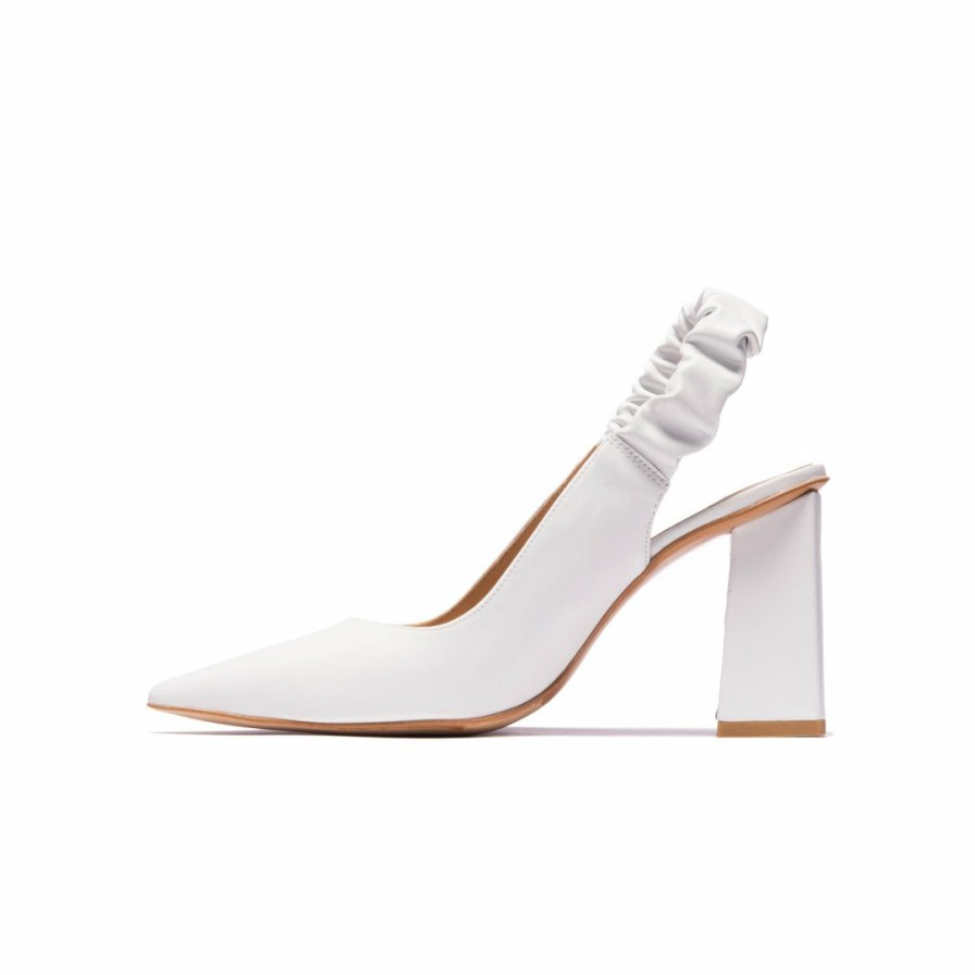 Women L'Intervalle | L'Intervalle Lucille White Leather Women