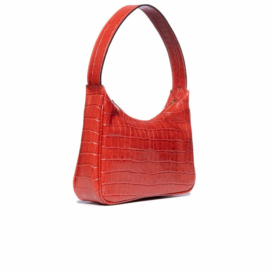 Bags L'Intervalle | L'Intervalle City Burnt Orange Croco