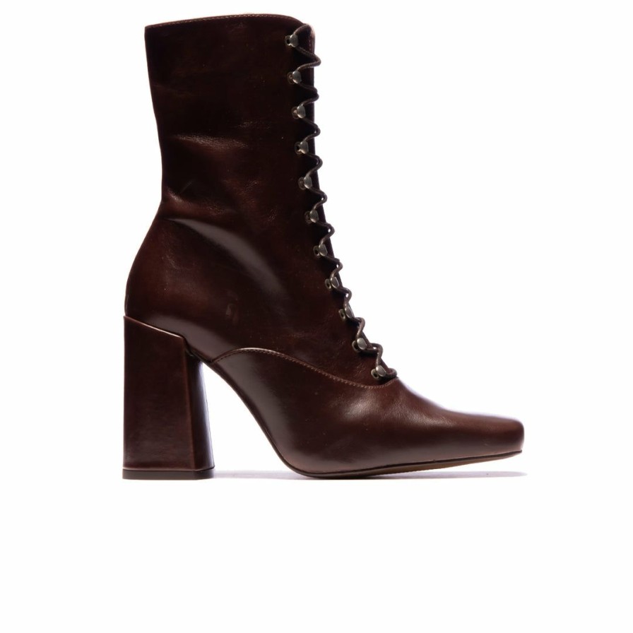 Women L'Intervalle | L'Intervalle Women Corsa Brown Leather