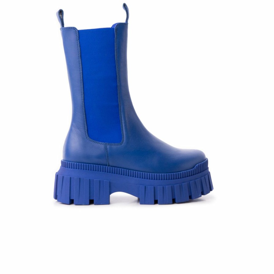 Women L'Intervalle | L'Intervalle Women Goyle Blue Leather