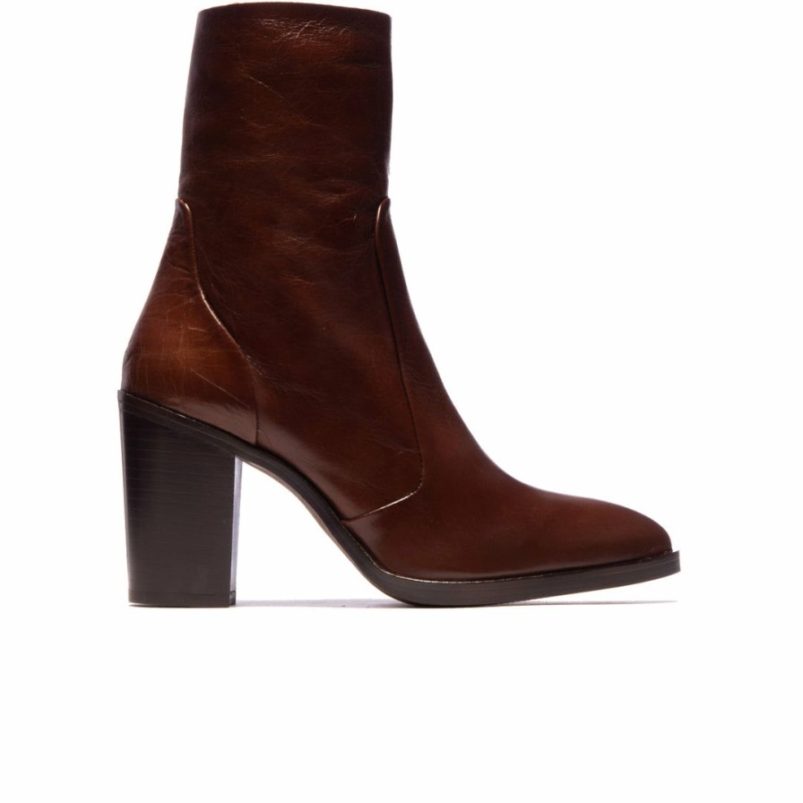 Women L'Intervalle | L'Intervalle Cadiz Chestnut Leather