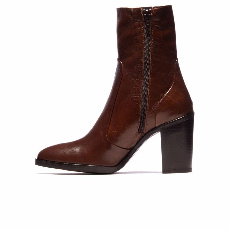 Women L'Intervalle | L'Intervalle Cadiz Chestnut Leather