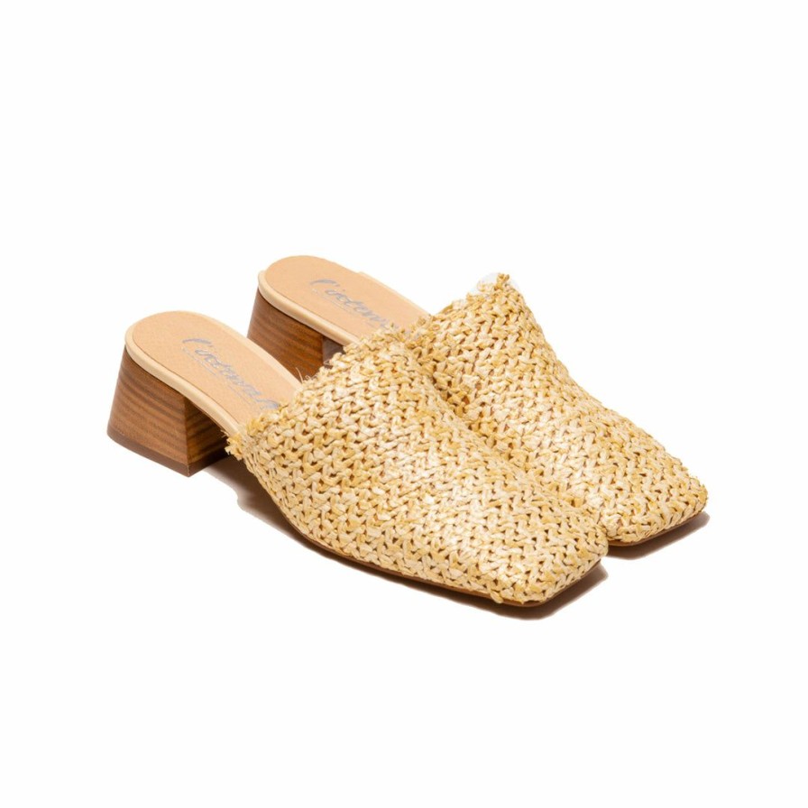 Women L'Intervalle | L'Intervalle Efrata Beige Rafia