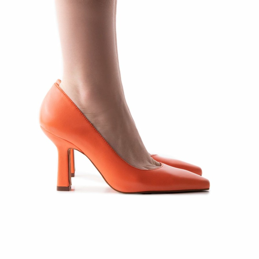 Women L'Intervalle | L'Intervalle Wales Coral Leather Coral Leather/Cuir Coral