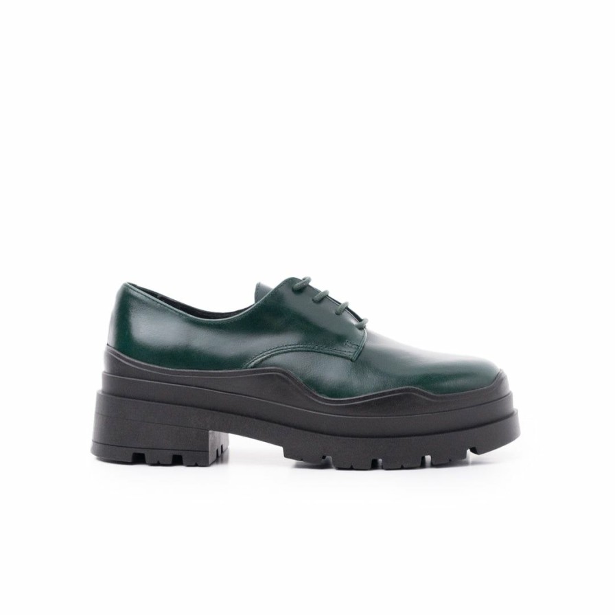 Women L'Intervalle | L'Intervalle Chatou Women Green Leather