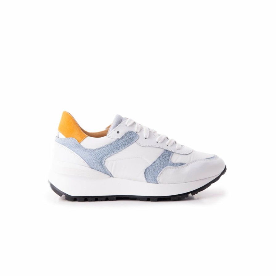 Women L'Intervalle | L'Intervalle Shady White Light Blue Suede Women White Light Blue Suede/Suede Blanc Bleu Pale