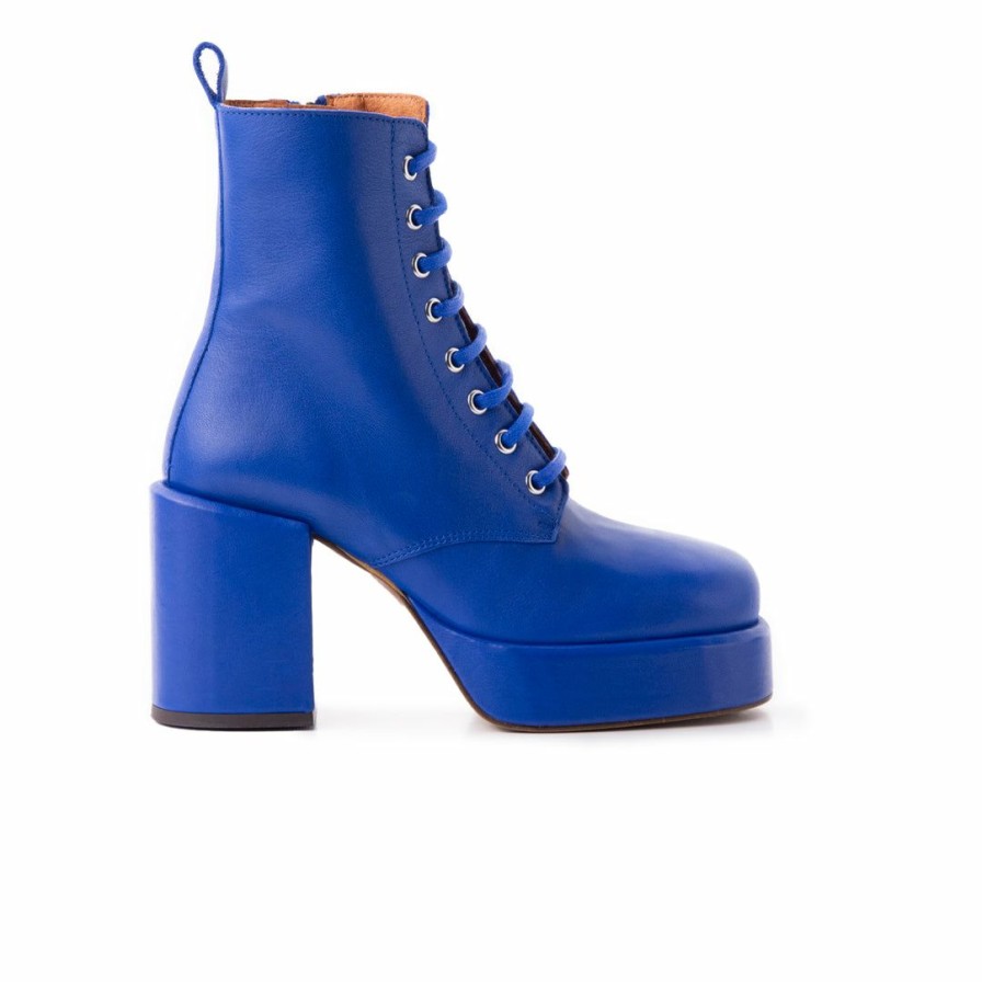 Women L'Intervalle | L'Intervalle Regal Blue Leather