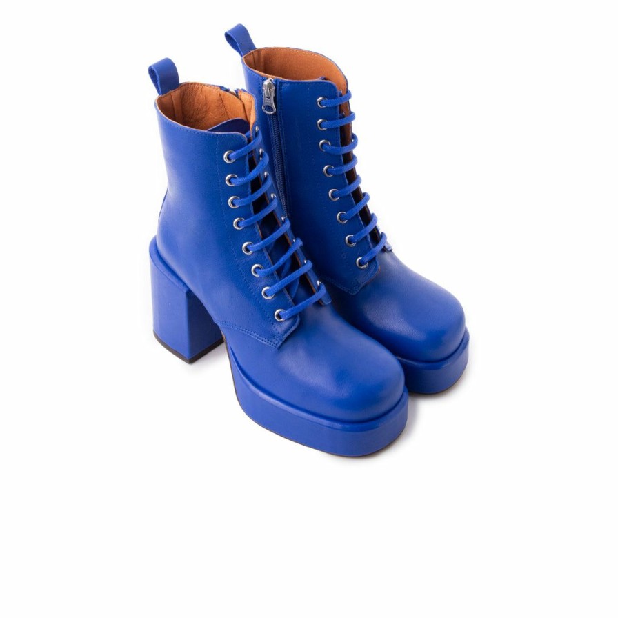 Women L'Intervalle | L'Intervalle Regal Blue Leather