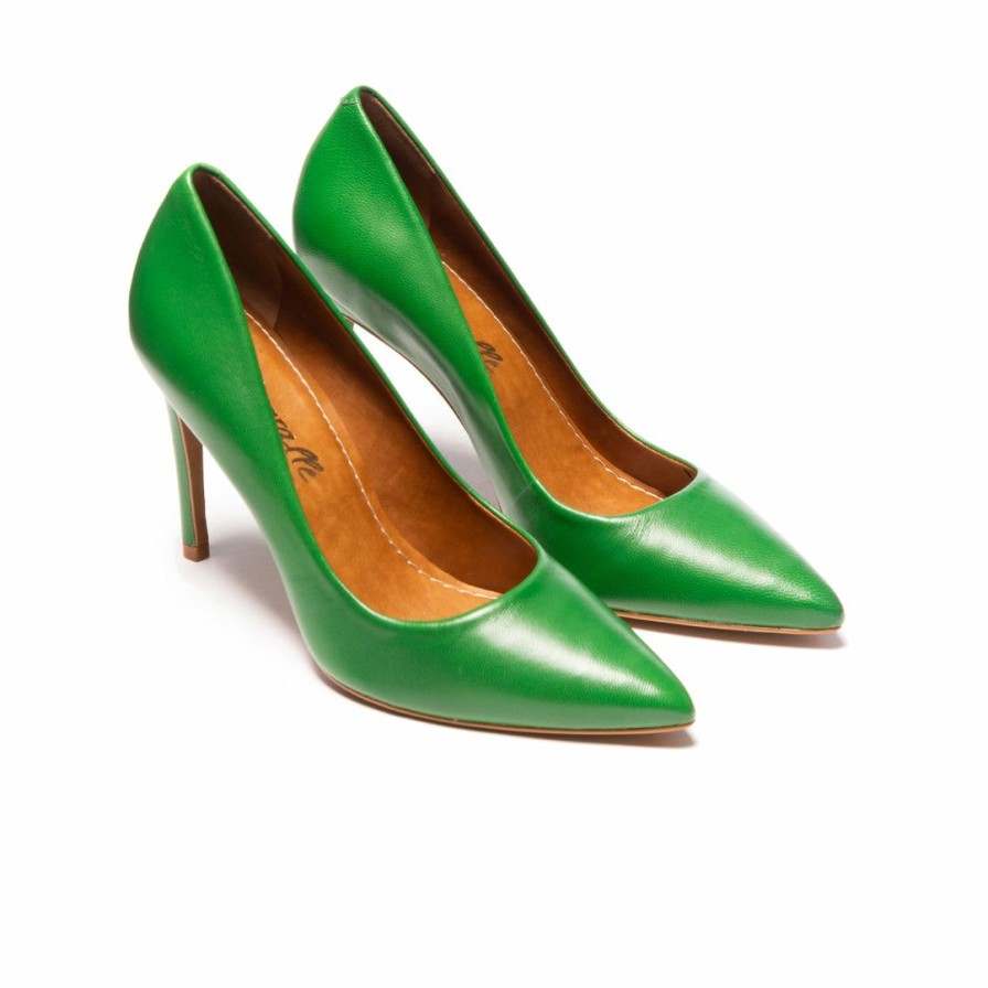 Women L'Intervalle | L'Intervalle Love Green Leather