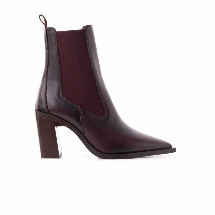 Women L'Intervalle | L'Intervalle Ashdale Bordeau Leather