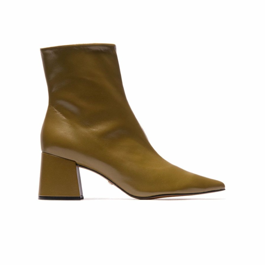 Women L'Intervalle | L'Intervalle Belem Khaki Leather