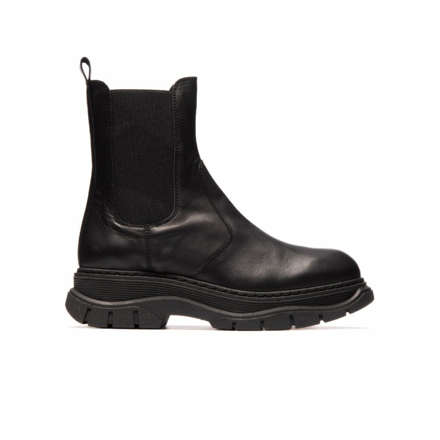 Women L'Intervalle | L'Intervalle Farnell Women Black Leather