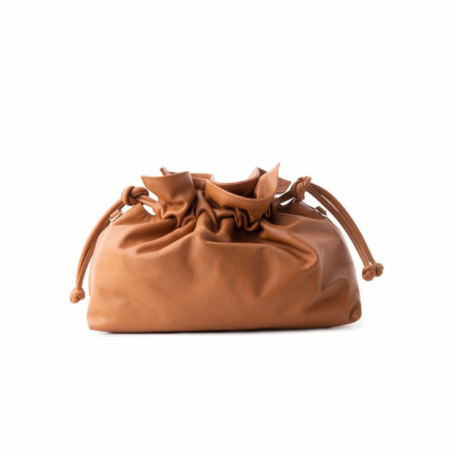 Bags L'Intervalle | L'Intervalle Thala Tan Leather Women Tan Leather/Ocre Cuir