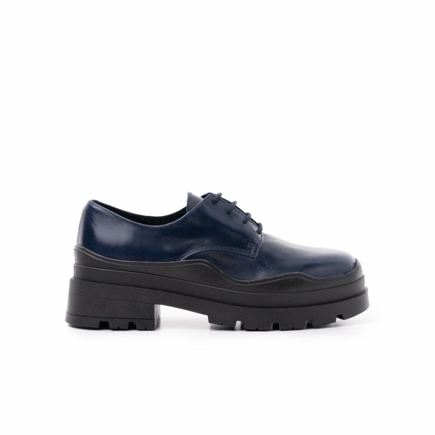 Women L'Intervalle | L'Intervalle Women Chatou Navy Leather