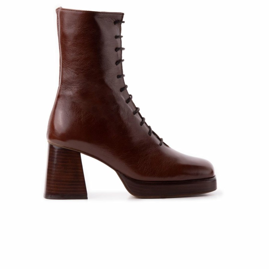 Women L'Intervalle | L'Intervalle Mather Chestnut Leather