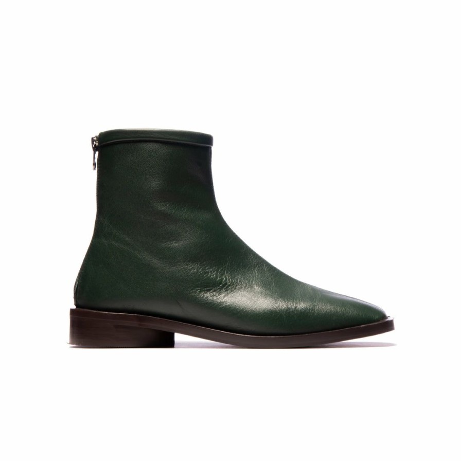 Women L'Intervalle | L'Intervalle Alfama Women Green Leather