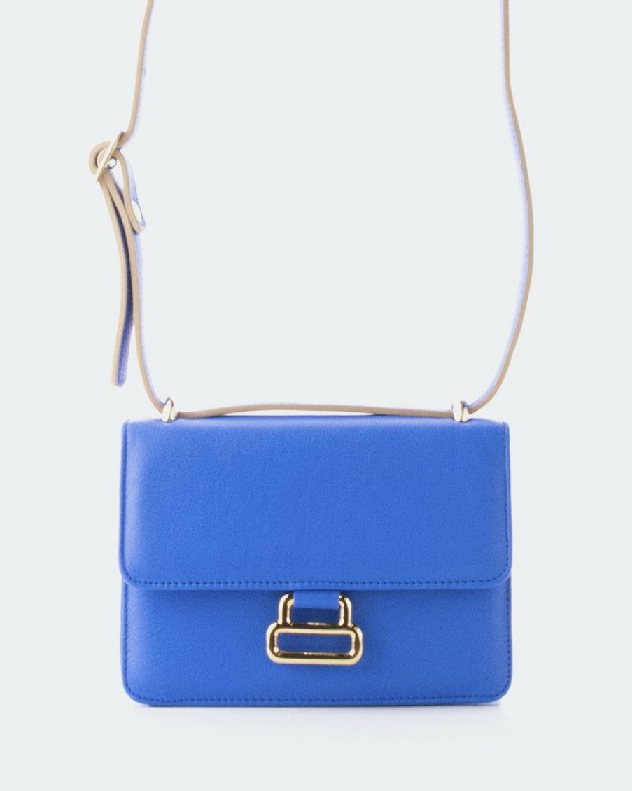 Bags L'Intervalle | L'Intervalle Breezy Blue Leather Women Blue Leather/Cuir Bleu