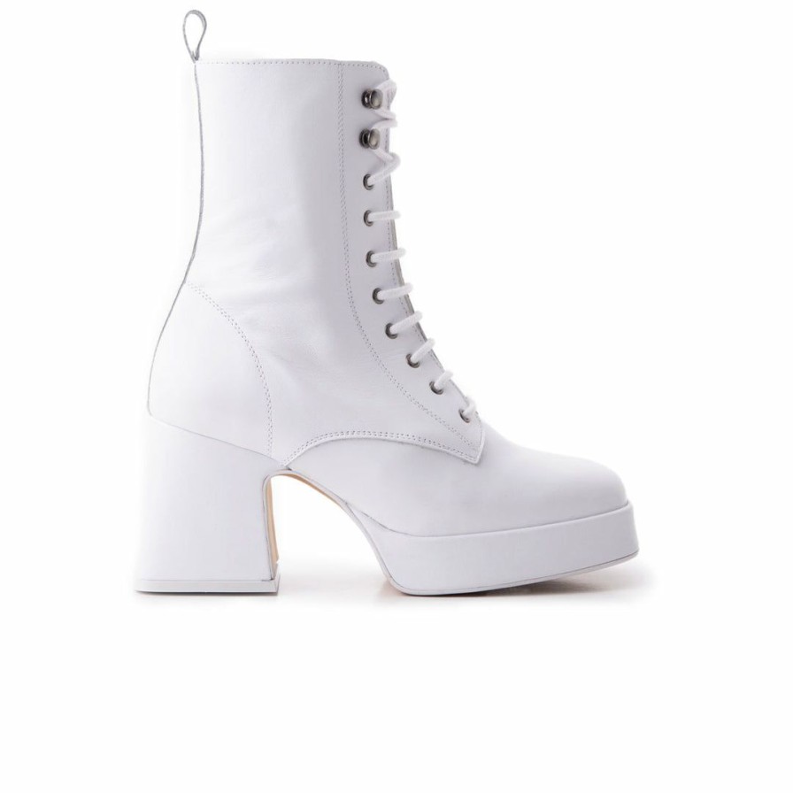 Women L'Intervalle | L'Intervalle Women Jiza White Leather