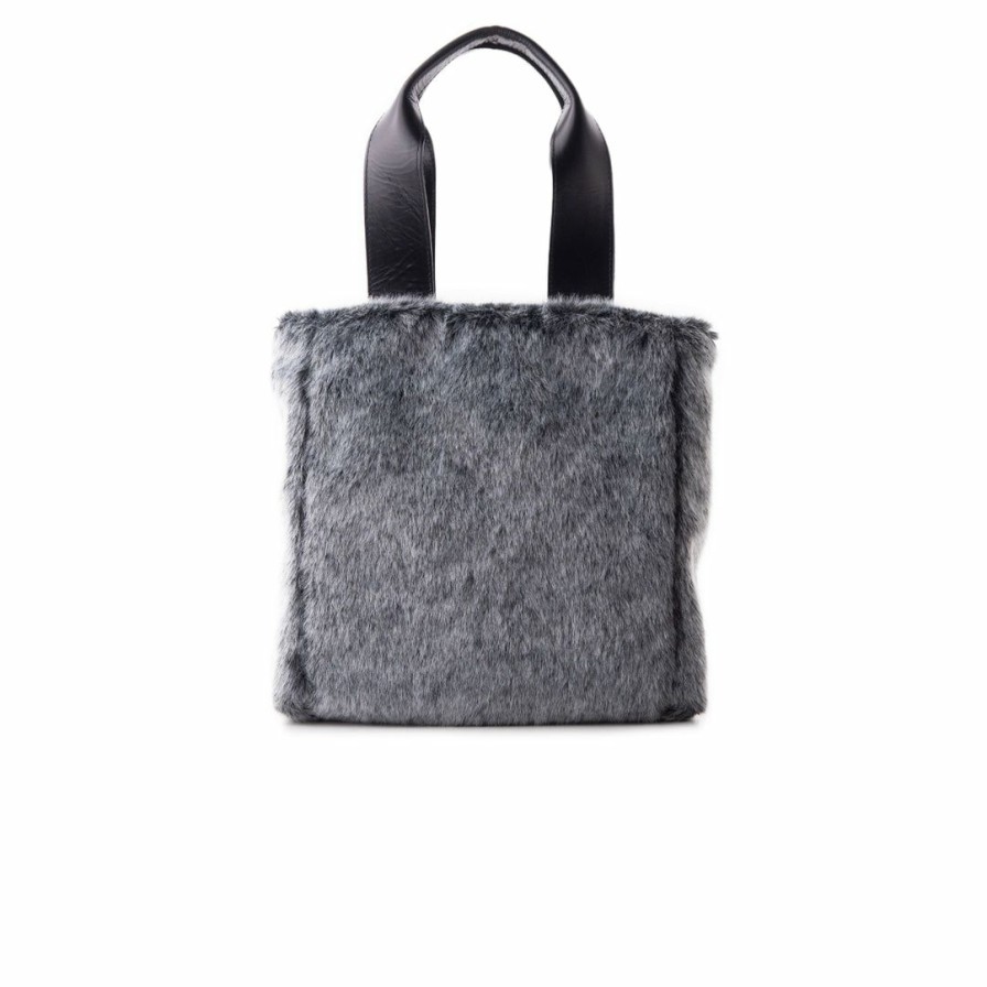 Bags L'Intervalle | L'Intervalle Canella Black Fur Women Black Fur/Noir Fourrure