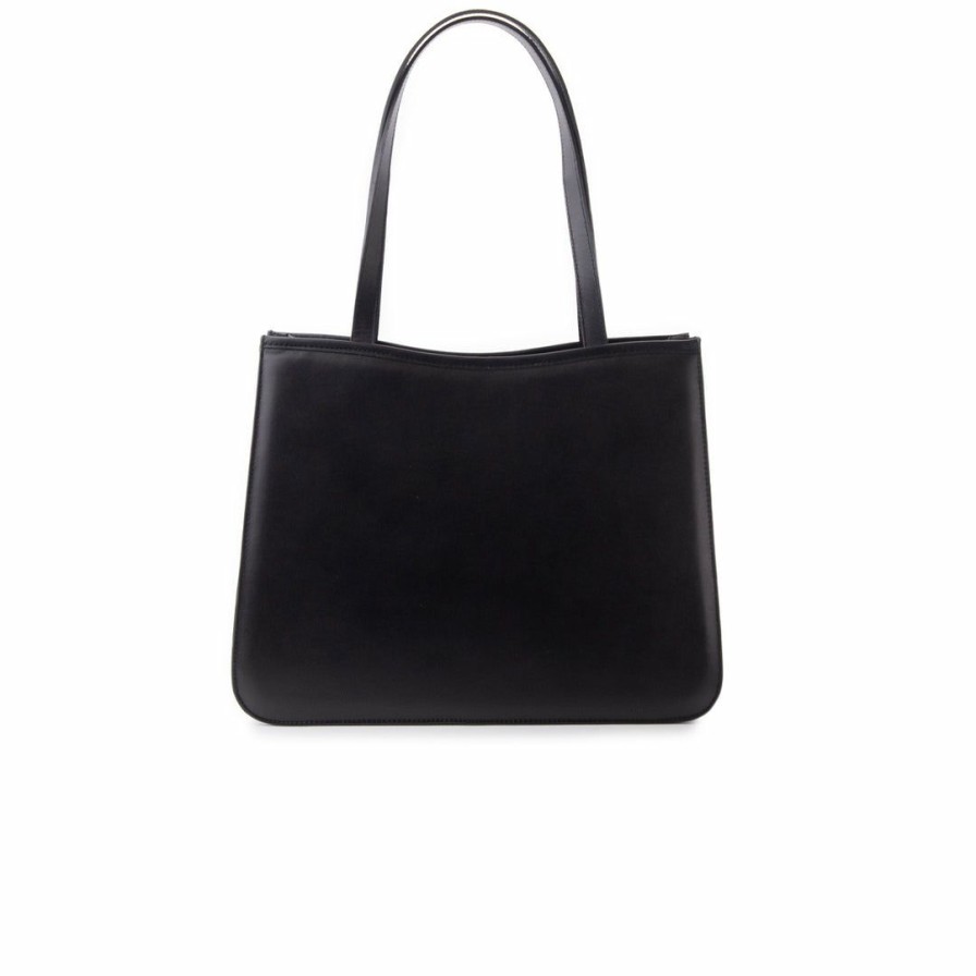 Bags L'Intervalle | L'Intervalle Bancel Black Leather Black Leather/Cuir Noir