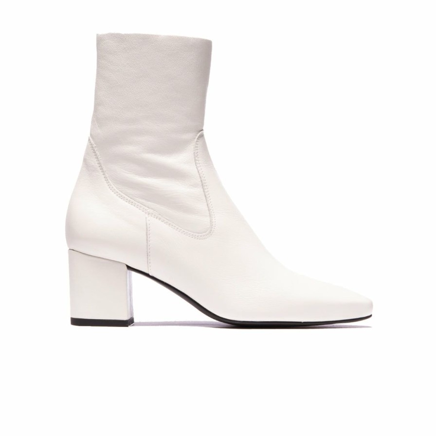 Women L'Intervalle | L'Intervalle Stoney White Leather