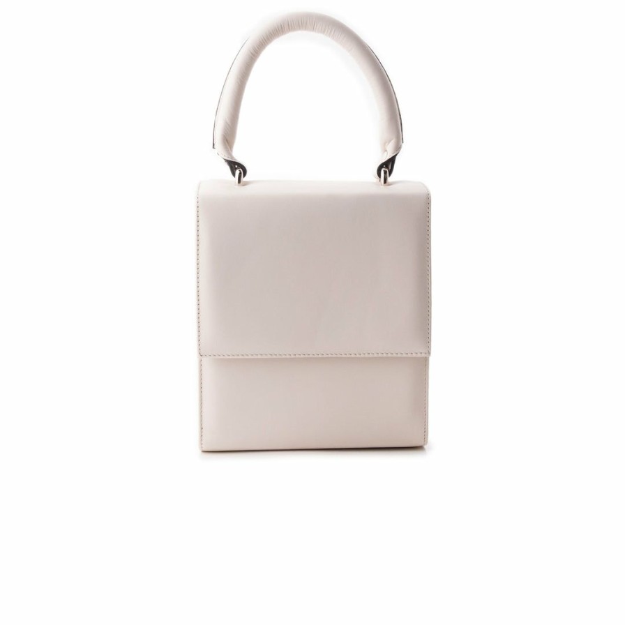 Women L'Intervalle | L'Intervalle Tonella Off White Leather Women Off White Leather/Cuir Blanc Casse