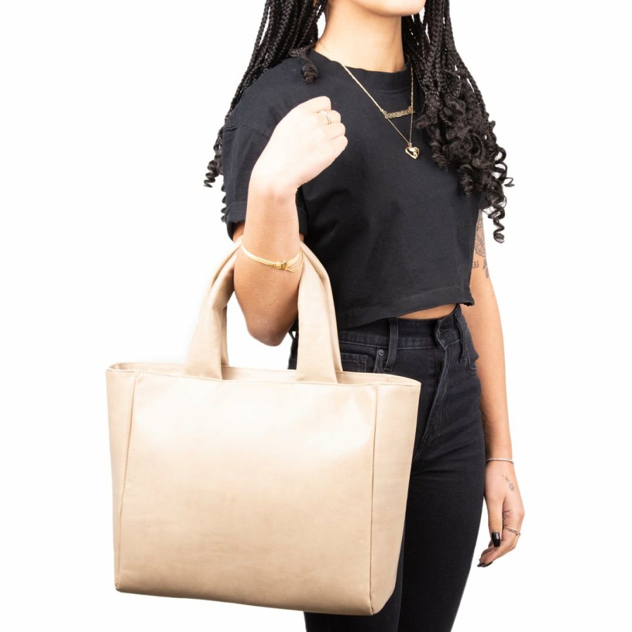 Bags L'Intervalle | L'Intervalle Sublime Almond Leather Women Almond Leather/Amande Cuir