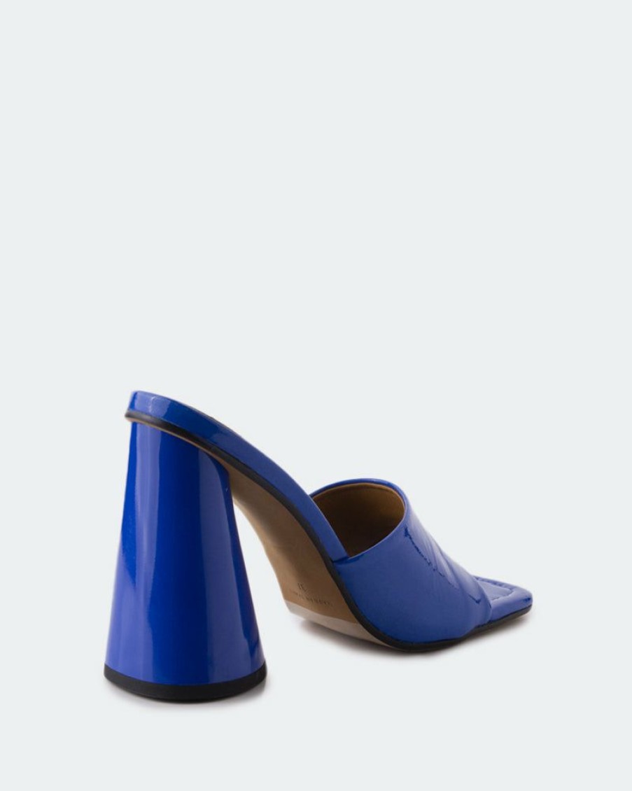 Women L'Intervalle | L'Intervalle Alaya Blue Patent Women Blue Patent/Cuir Vernis Bleu