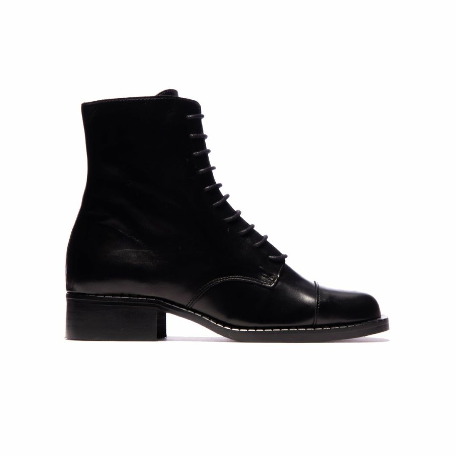 Women L'Intervalle | L'Intervalle Antibes Women Black Leather