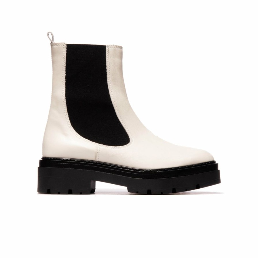 Women L'Intervalle | L'Intervalle Women Atri Off White Leather