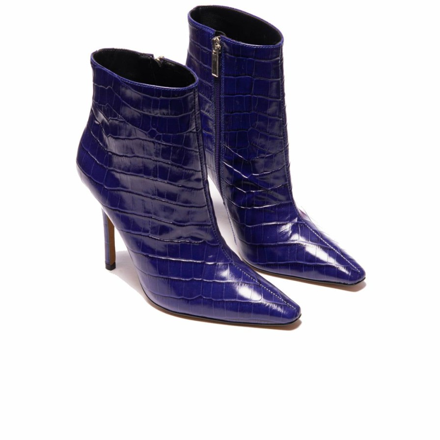 Women L'Intervalle | L'Intervalle Boots Cathy Violet Croco