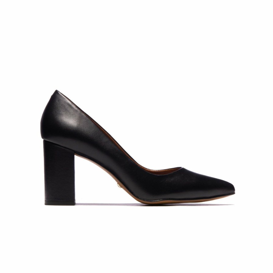 Women L'Intervalle | L'Intervalle Women Peony Black Leather