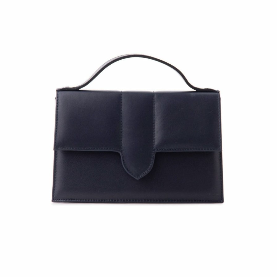 Bags L'Intervalle | L'Intervalle Mini Diya Navy Leather