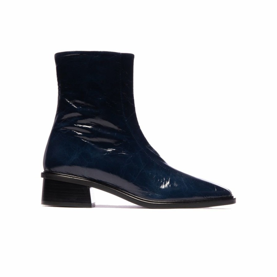 Women L'Intervalle | L'Intervalle Women Gilgen Navy Leather