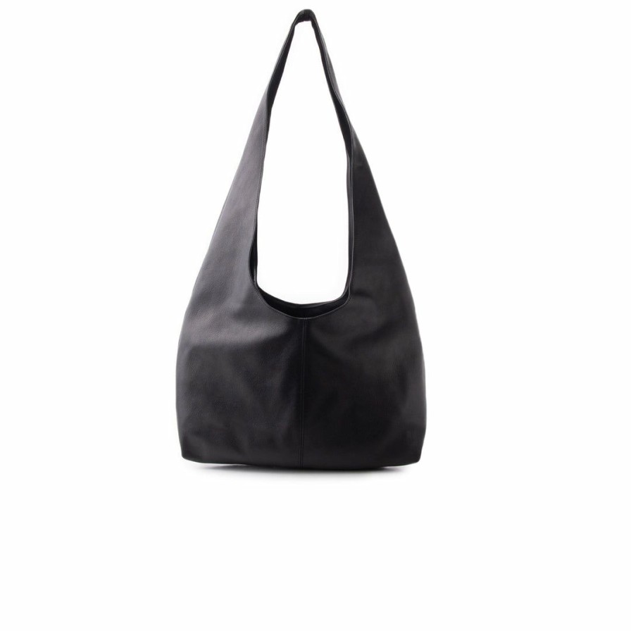 Bags L'Intervalle | L'Intervalle Women Agard Black Leather Black Leather/Cuir Noir