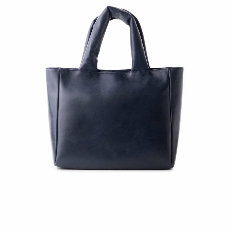 Bags L'Intervalle | L'Intervalle Sublime Dark Blue Leather Women Dark Blue Leather/Bleu Fonce Cuir