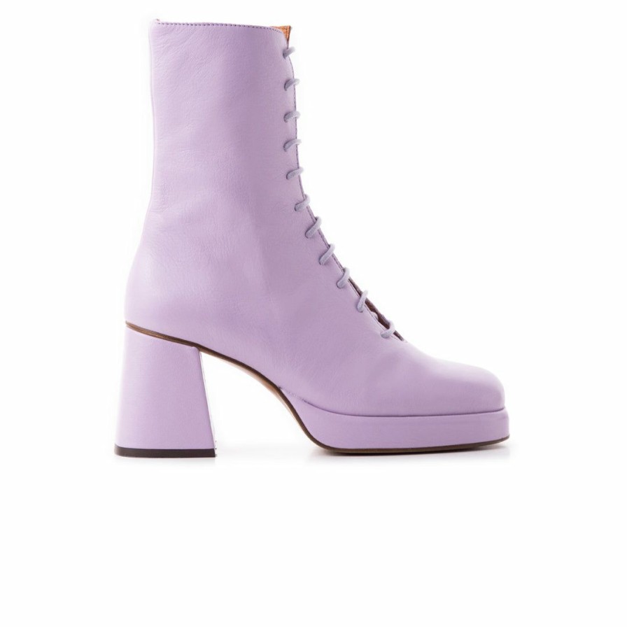 Women L'Intervalle | L'Intervalle Women Mather Lilac Leather