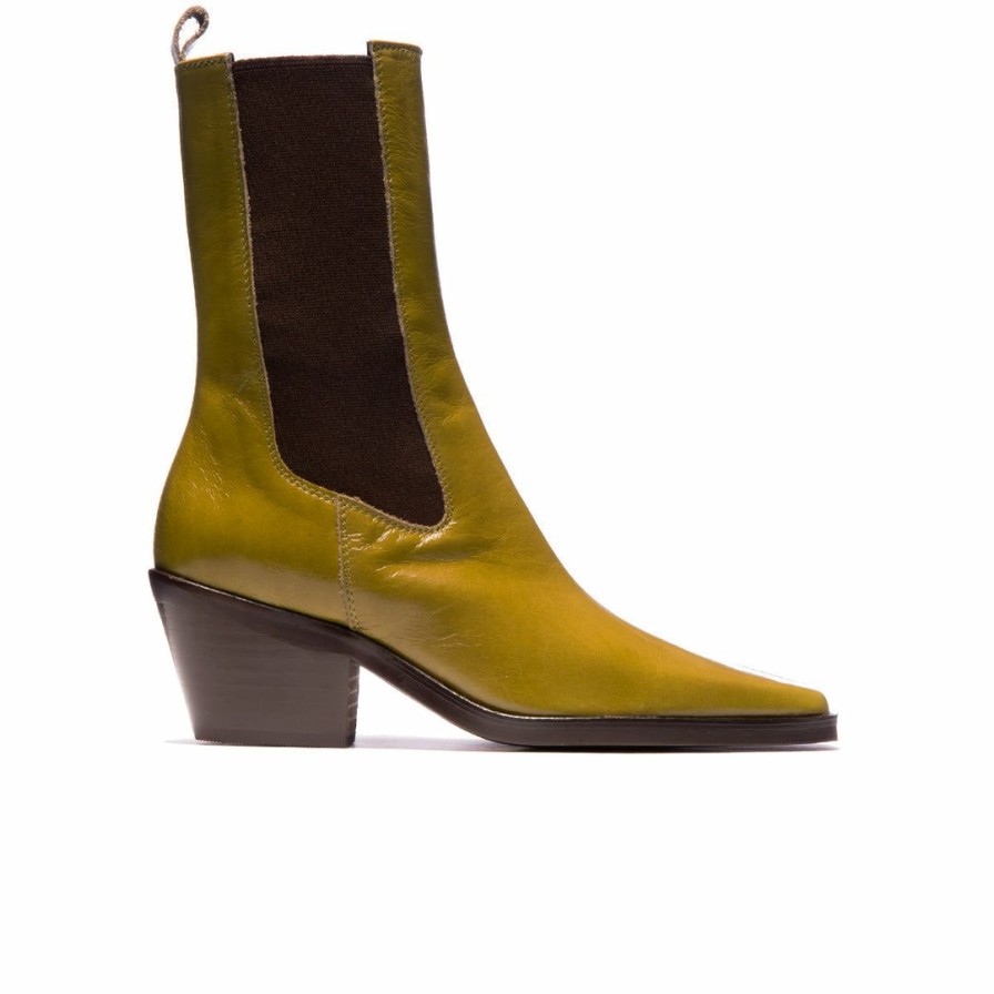 Women L'Intervalle | L'Intervalle Mouraria Women Sage Leather