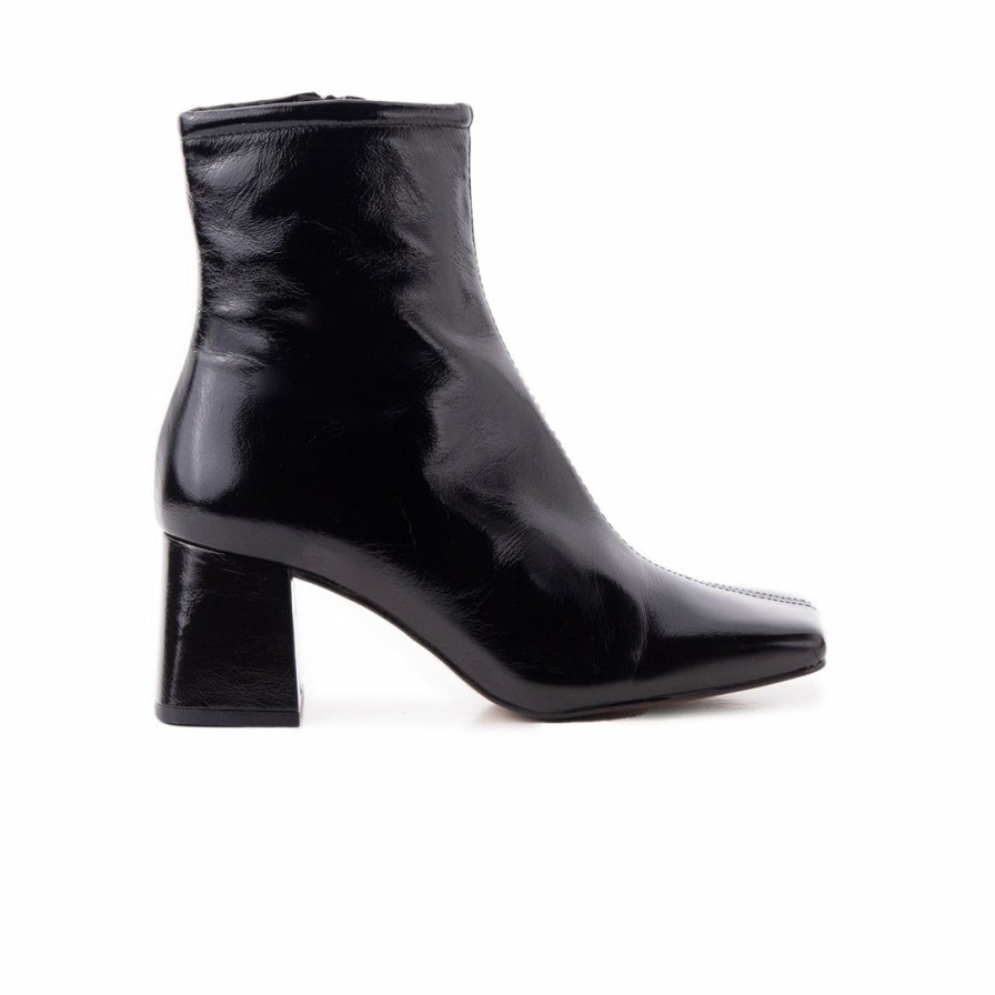 Women L'Intervalle | L'Intervalle Almeria Women Black Leather