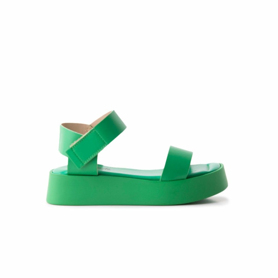 Women L'Intervalle | L'Intervalle Buttercup Green Leather Women Green Leather/Cuir Vert