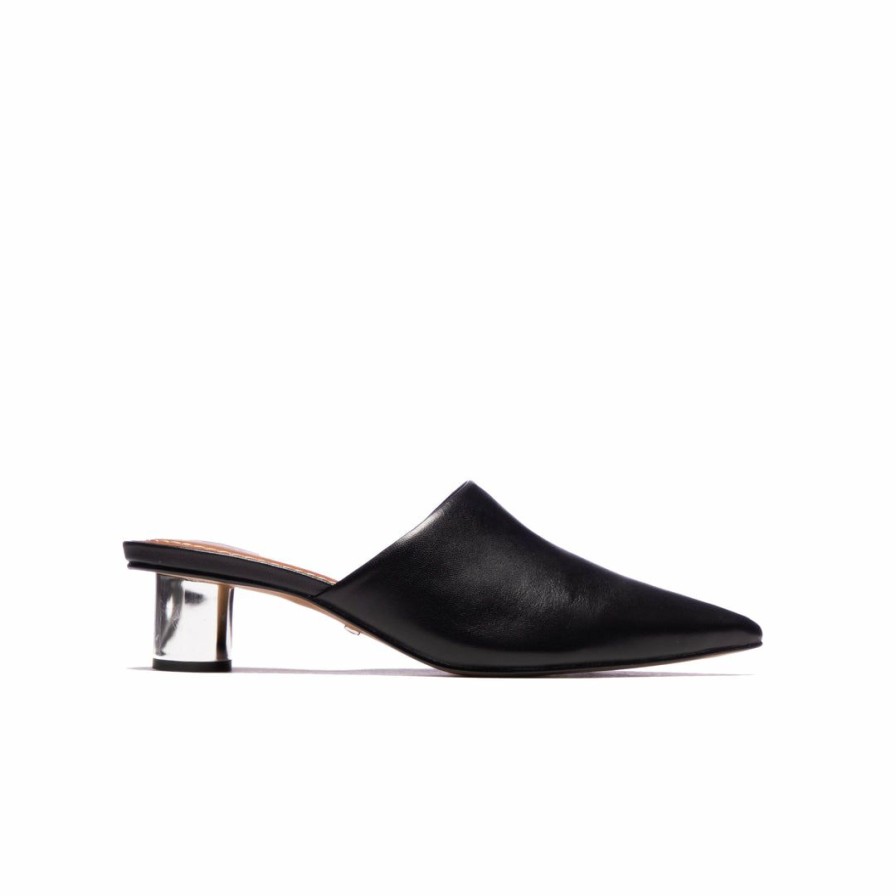 Women L'Intervalle | L'Intervalle Women Sunflower Black Leather