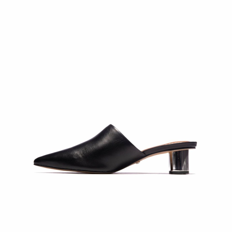 Women L'Intervalle | L'Intervalle Women Sunflower Black Leather