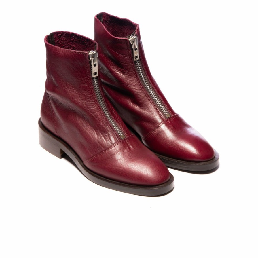 Women L'Intervalle | L'Intervalle Women Victory Bordeaux Leather Bordeau Leather