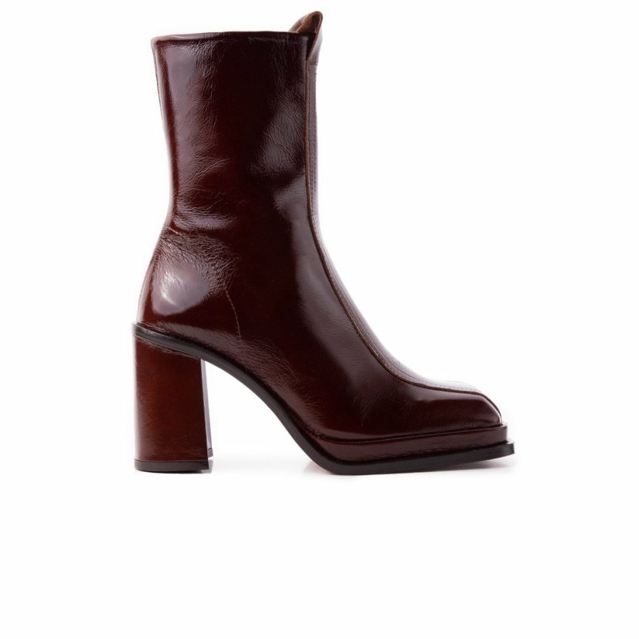 Women L'Intervalle | L'Intervalle Davies Chestnut Leather