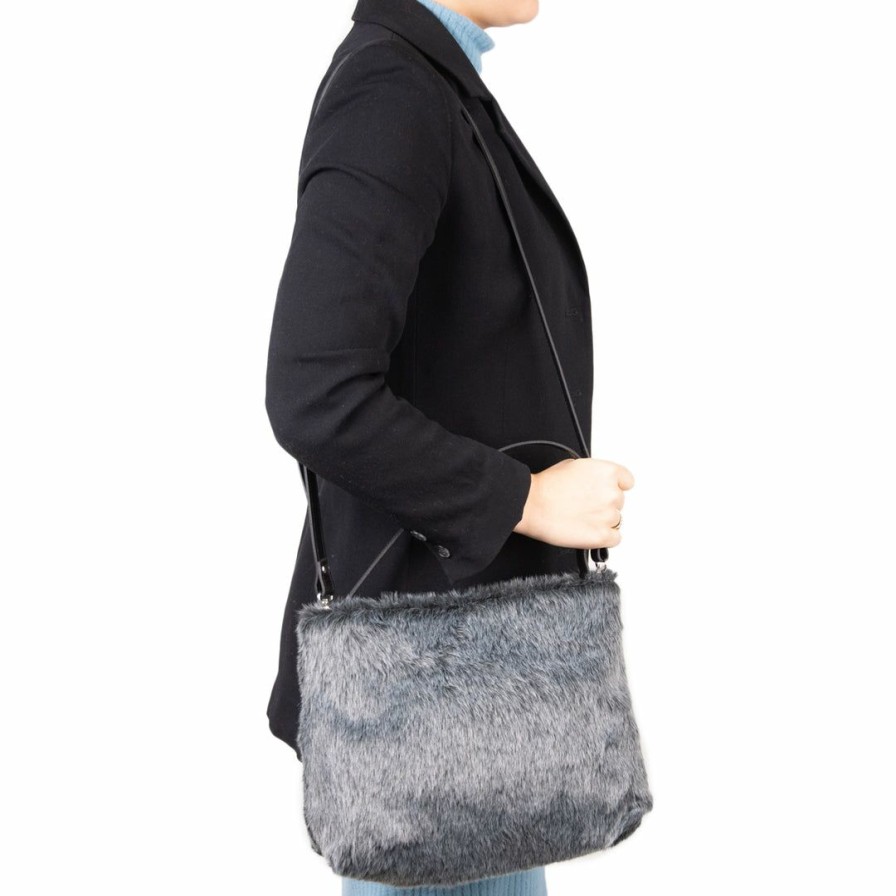 Bags L'Intervalle | L'Intervalle Yeti Grey Fur Grey Fur/Fourrure Gris