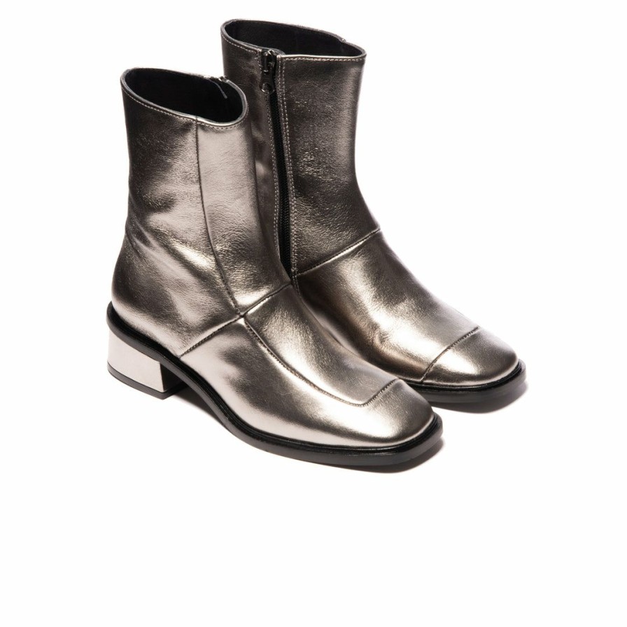 Women L'Intervalle | L'Intervalle Albany Pewter Metallic