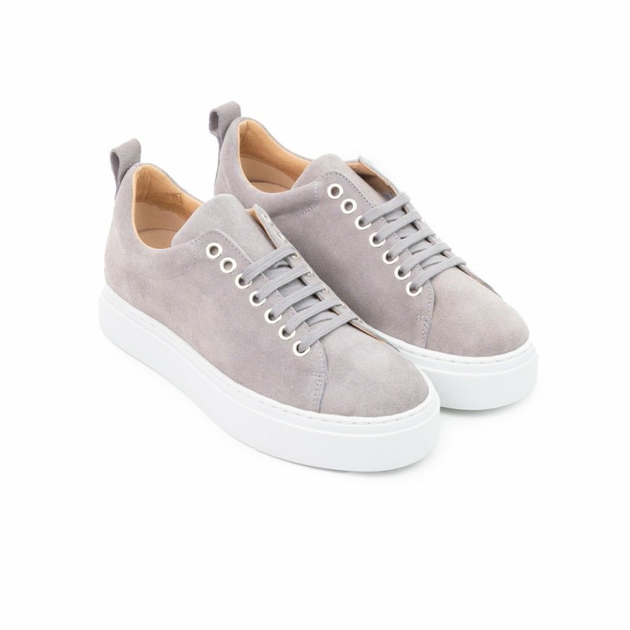 Women L'Intervalle | L'Intervalle Spears Grey Suede